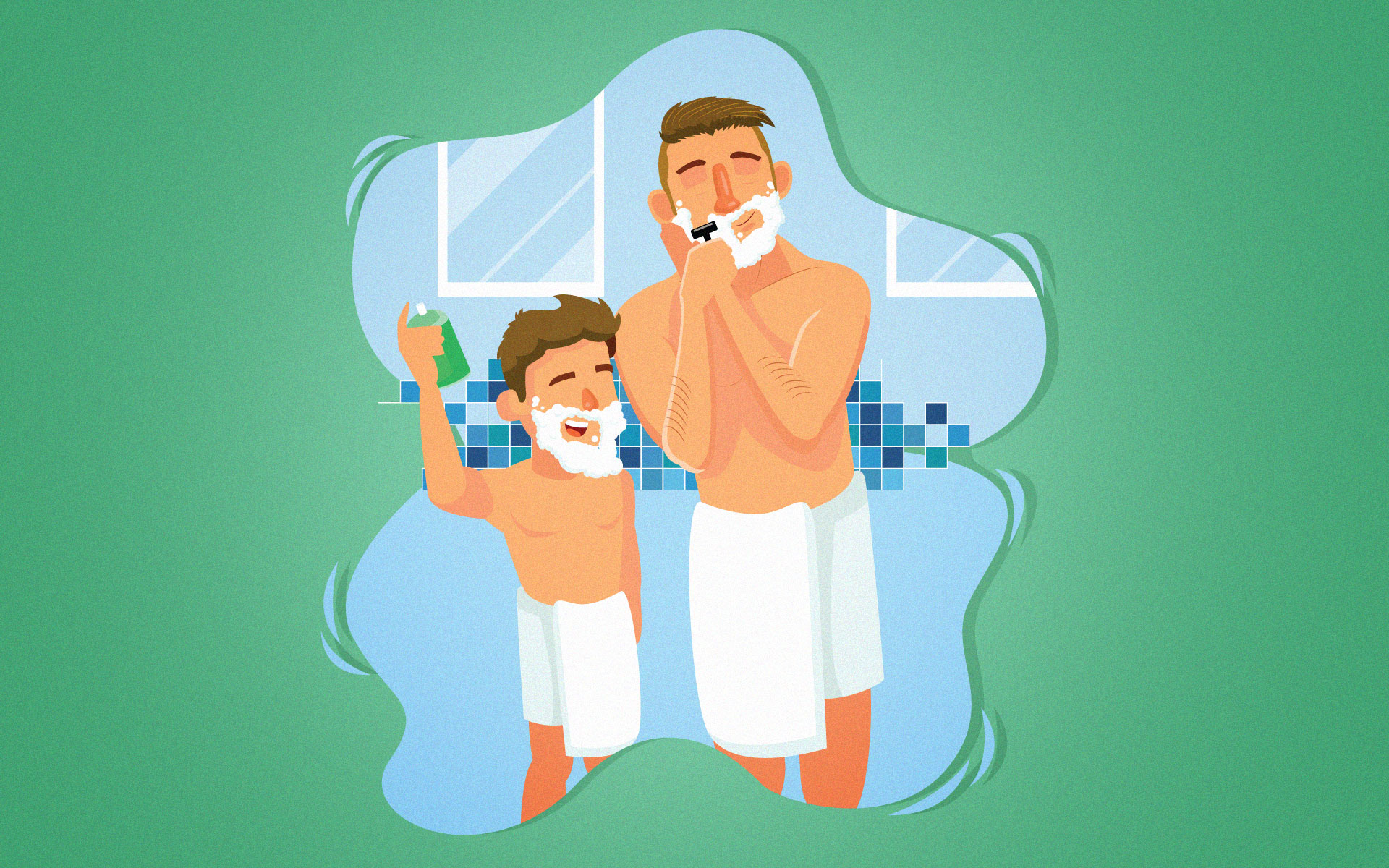 The close shave that brought me & my teenage son together