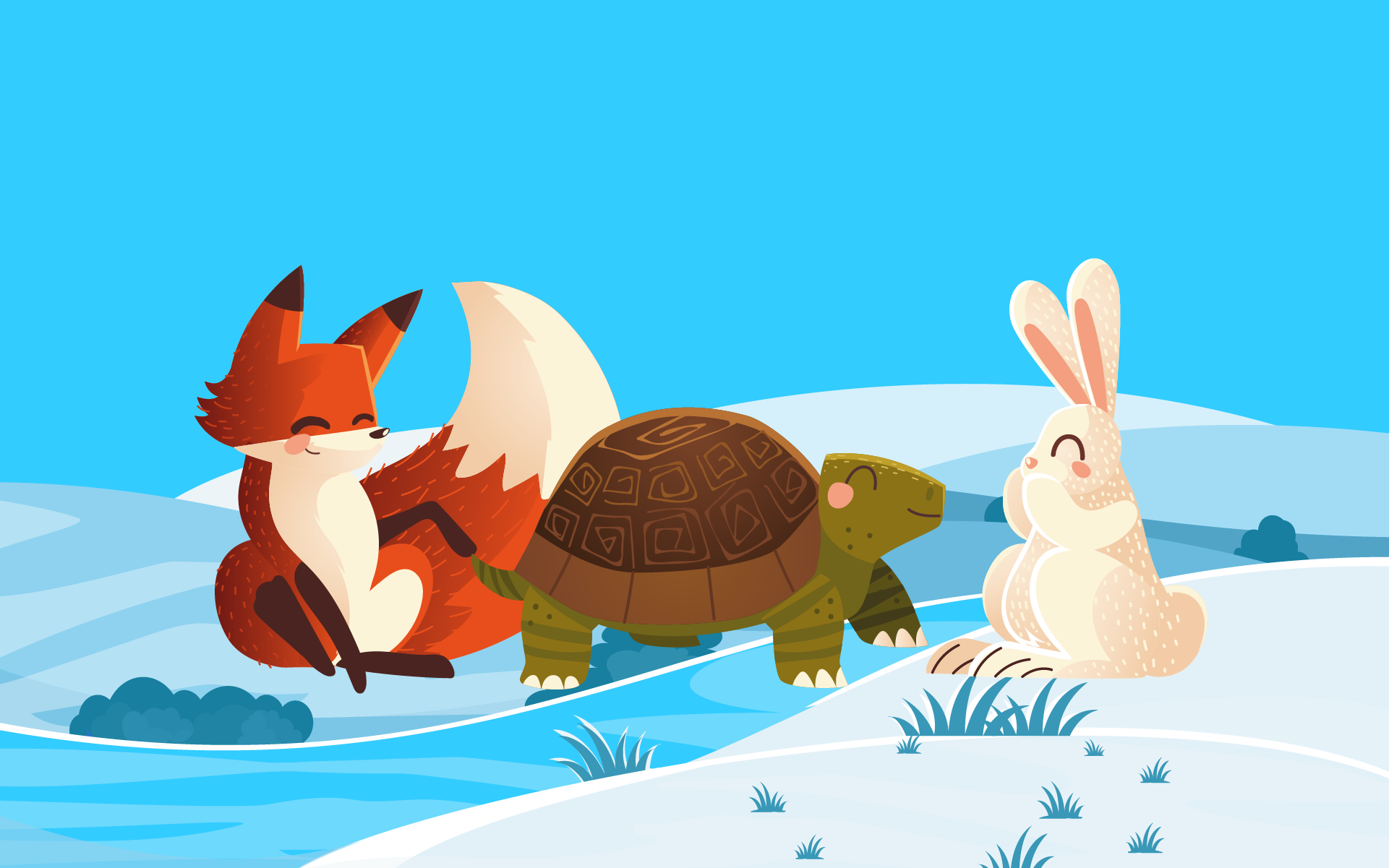 The Fox, the Tortoise, and the Hare