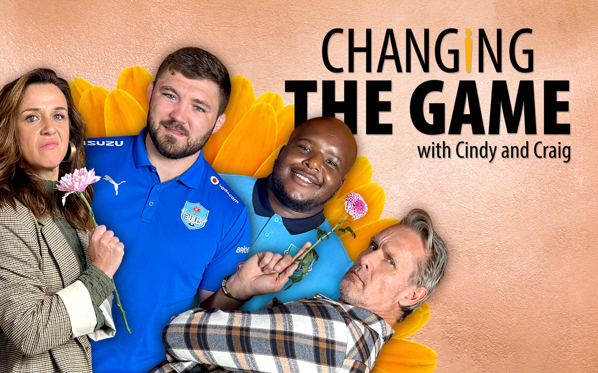 Vodacom Bulls prop, Khutha Mchunu and Vodacom Bulls flanker, Cyle Brink stop and smell the roses in this colourful episode of Changing the Game with Cindy and Craig! Whose flower bouquet will take centre stage?