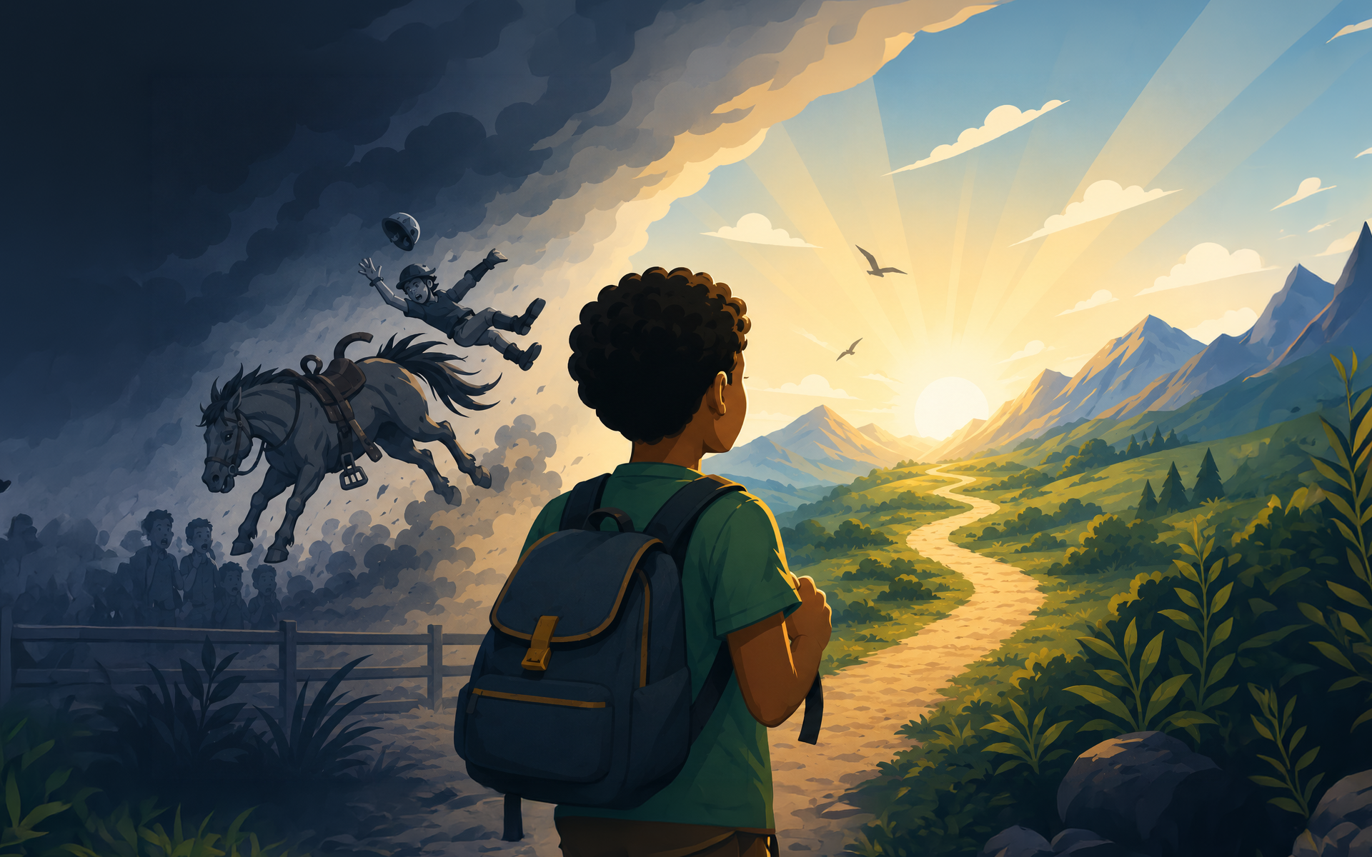 What a bucking bronco taught me about letting go of fear